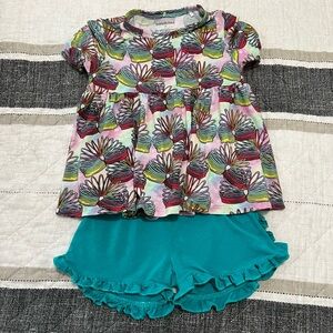 Posh Peanut Slinky Short and Top Set